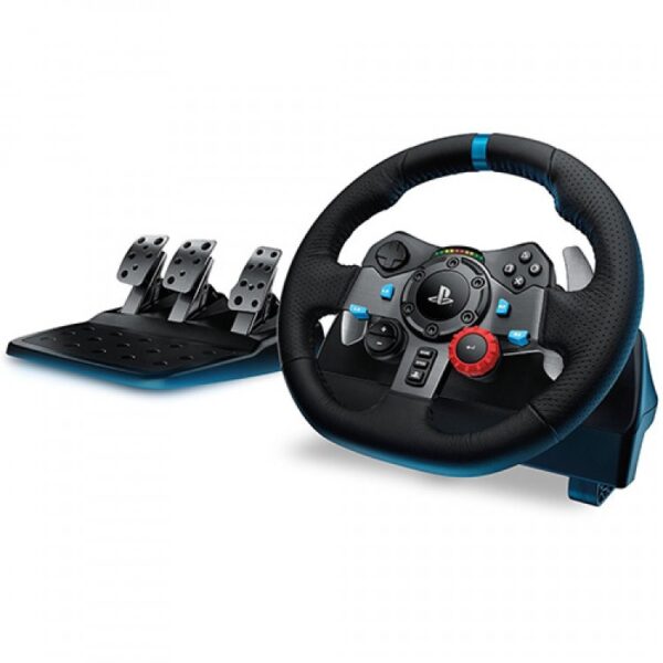 فرمان بازی Logitech G29 مخصوص پلی استیشن – کنترلر حرفه‌ای رانندگی برای PS4 و PS5