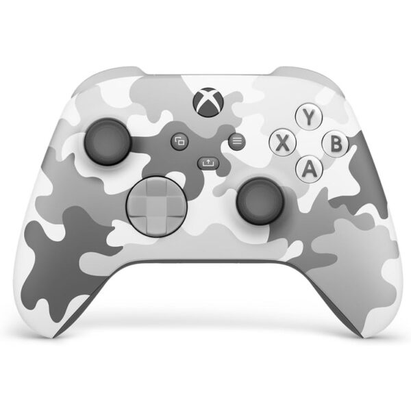 دسته ایکس باکس Arctic Camo – کنترلر با طرح استتاری سفید و خاکستری برای Xbox Series X|S و Xbox One